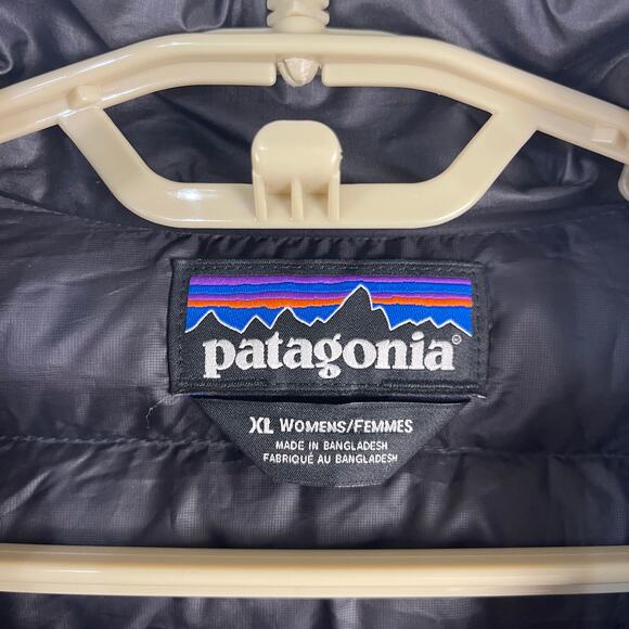 Patagonia Women's Down Sweater Jacket Black Puffer Size XL STY84683 800 Fill - Picture 3 of 9